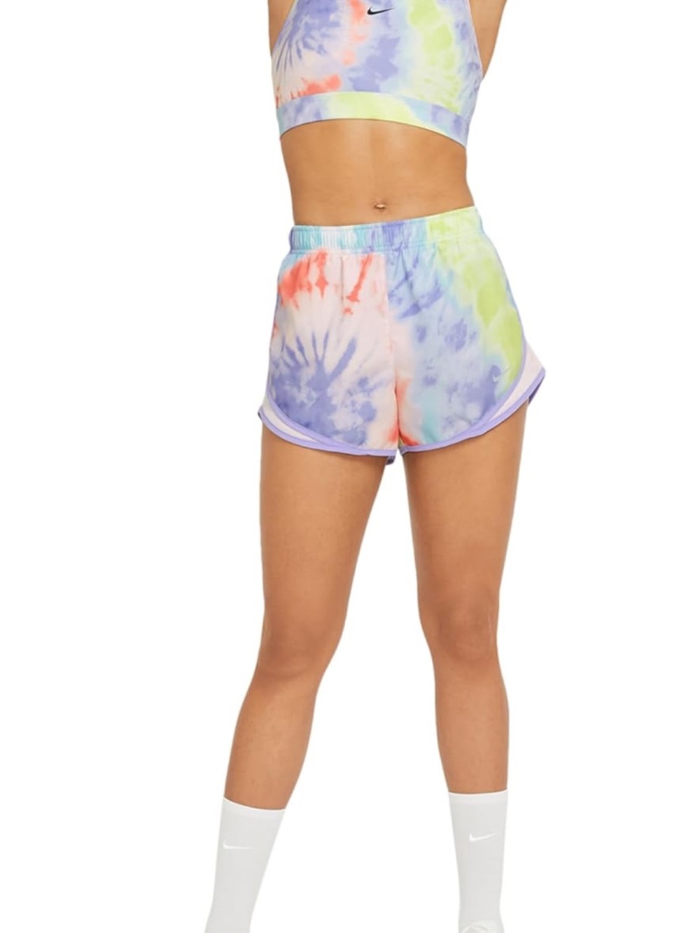 Nike Dri-Fit Tie-Dye Workout Set- Running Shorts and Sports Bra